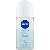 Nivea Roll On Aluminium Free Fresh Natural 0% Aluminum Free Deodorant, 50g, Pack of 1