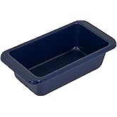 KitchenAid 9x5in Nonstick Aluminized Steel Loaf Pan, Ink Blue