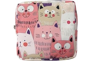 Storage Bag Fashion Portable Waterproof Thick Cotton Organizer for Tampons Feminine Hygiene Sanitary Pad Storages Bags, Style