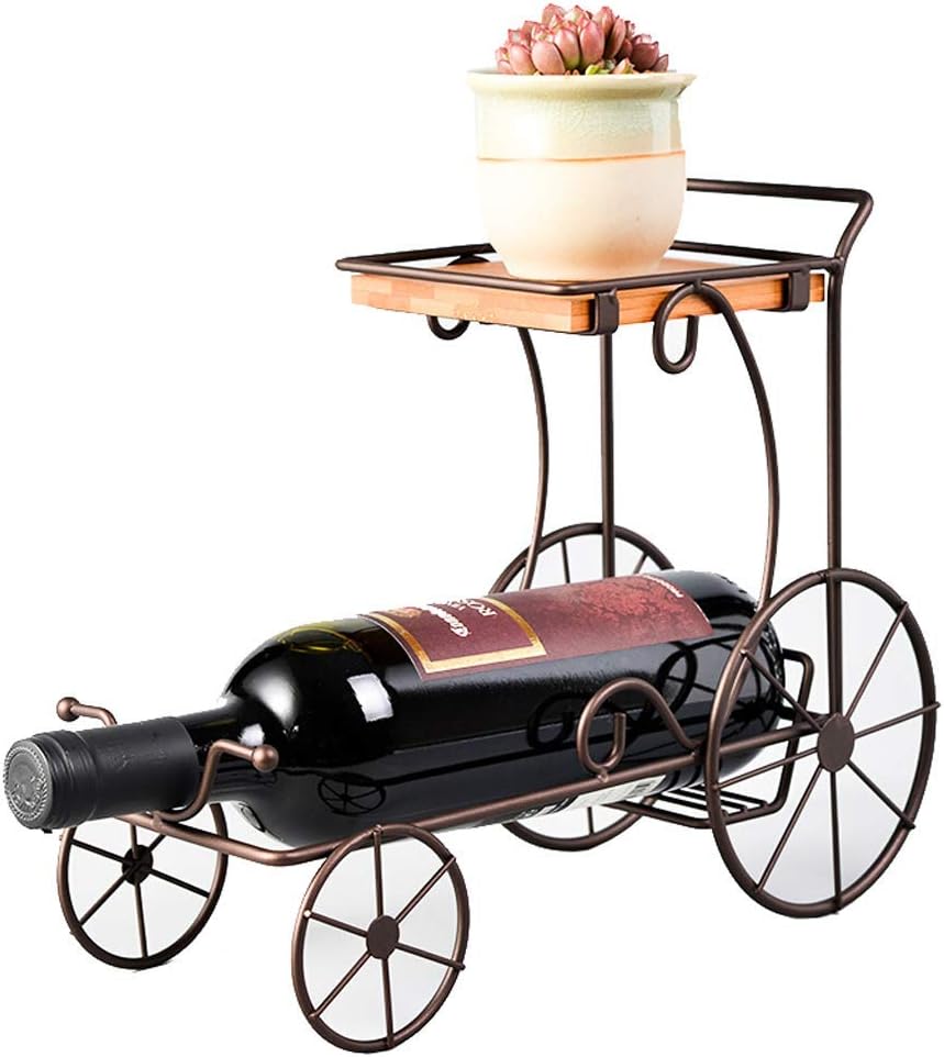 WIN&FACATORY Home Storage Wine Racks Bronze Wine Rack