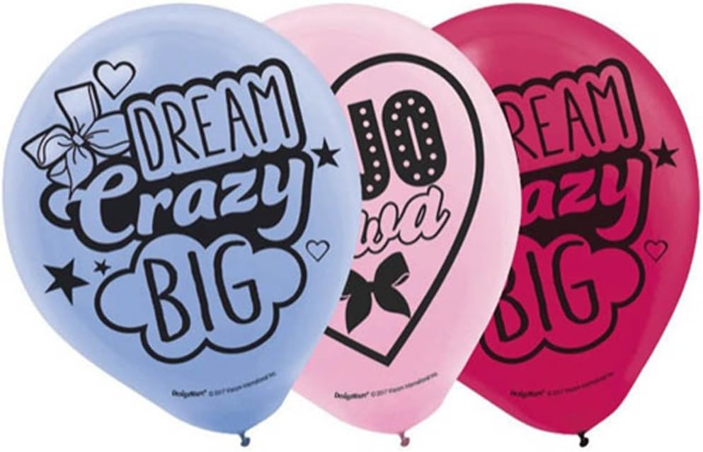 Balloons JoJo Siwa Pink Latex (6ct)