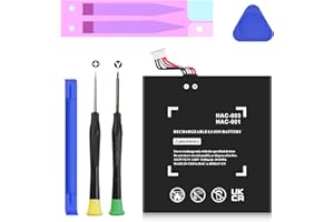 EVELLHPP New 5180mAh HAC-003 Battery for Nintendo Switch 2017 Game with Console HAC-001 HAC-A-BPHAT-C0 HAC-S-JP Internal Batt