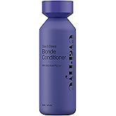 Eva NYC Purple Conditioner for Toning Blonde Hair - Anti-Brass Formula for Blonde, Gray + Lightened Hair - Adds Shine, Softens + Deep Conditions for Salon Fresh Results - Ginger Rose Scent - 10 fl oz
