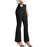Willit Women's Yoga Dress Pants Bootcut Stretch Work Slacks Office Pants 4 Pockets 28"/29"/30"/31"/33"