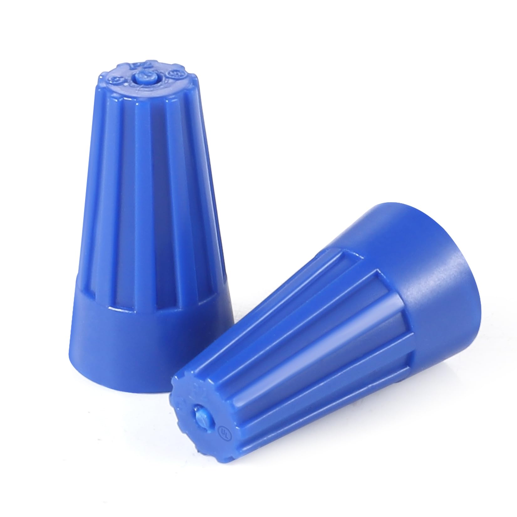 Photo 1 of XHF UL Listed 250Pcs Blue 22-14AWG Wire Connector Nuts, Wire Caps for Quick Connection Max.2#14 w/2#16 W/2#18 w/2#20 Min.2#22