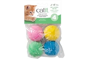 Foamies Sponge Golf Ball Cat Toy - 4 Pack