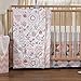 Lolli Living Baby Crib Bedding Quilted Comforter Sparrow Print PREMIUM HIGH QUALITY 100% Cotton Fabric for BEST COMFORT | For Infant,Toddler,Newborn,Nursery,Boy,Girl,Unisex,Quilt,Mattress,Gift | White