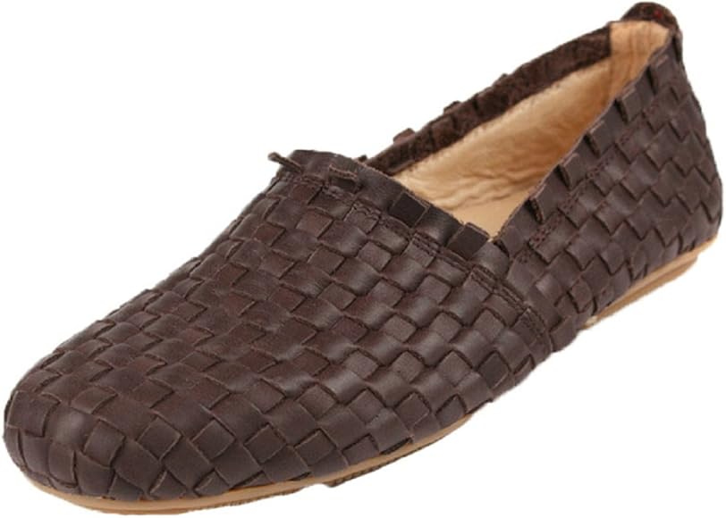 mens woven leather shoes