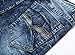 Men's Dark Blue Biker Moto Skinny Ripped Distressed Destroyed Slim Denim Jeans