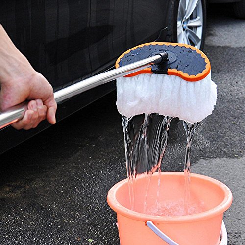 Taloyer Car Telescopic Wash Brush Long Handle Vehicle Cleaning Tool Soft Car Wash Truck Duster Mop Tools - Thumbnail 3