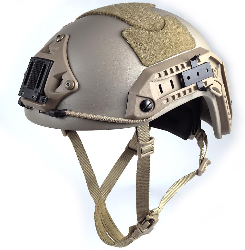 Photo 1 of Adjustable Maritime 10 Level of Kevlar Fibre Protective Helmet Tan DE L/XL