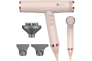 slopehill Ionic Hair Dryer - Professional High-Speed Fast Drying, Lightweight Hairdryer with Curly Diffuser, Powerful Quiet B