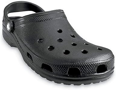 mens black classic crocs