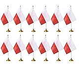 ZXvZYT Poland Flag Polish Desk Flag Small Mini