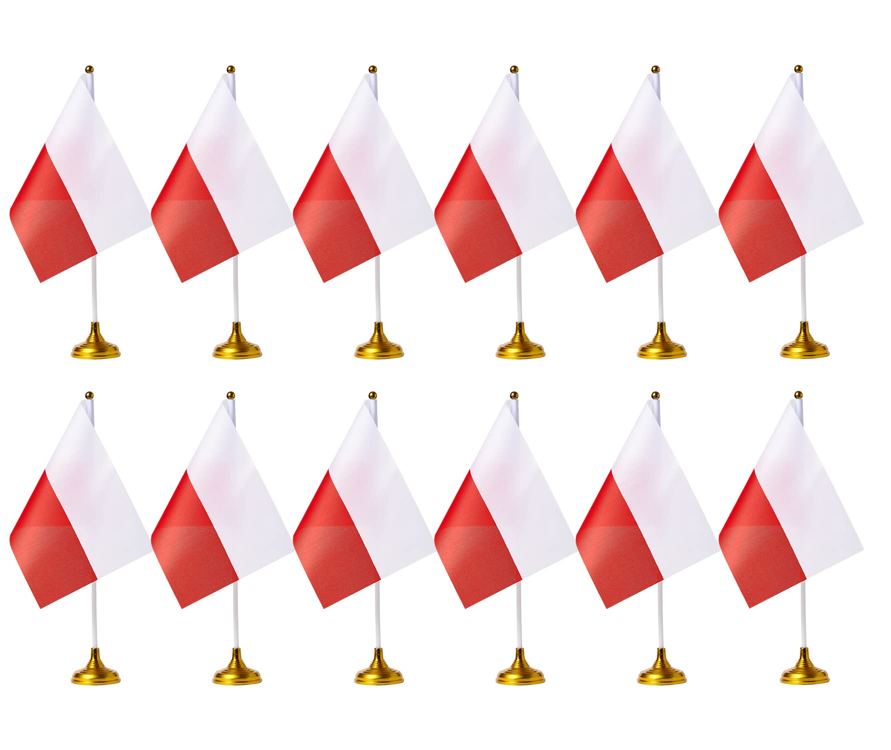 ZXvZYT Poland Flag Polish Desk Flag Small Mini