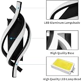 Comely Modern LED Wall Light 22W 2500LM 6500K Black Wall Sconce view 5