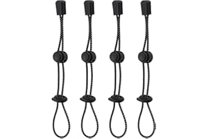 Micro Traders 4Pcs Backpack Climbing Rod Fixed Buckle Rope Backpack Hiking Stick Holder Rope Backpack Elastic Rope Outdoor Ac