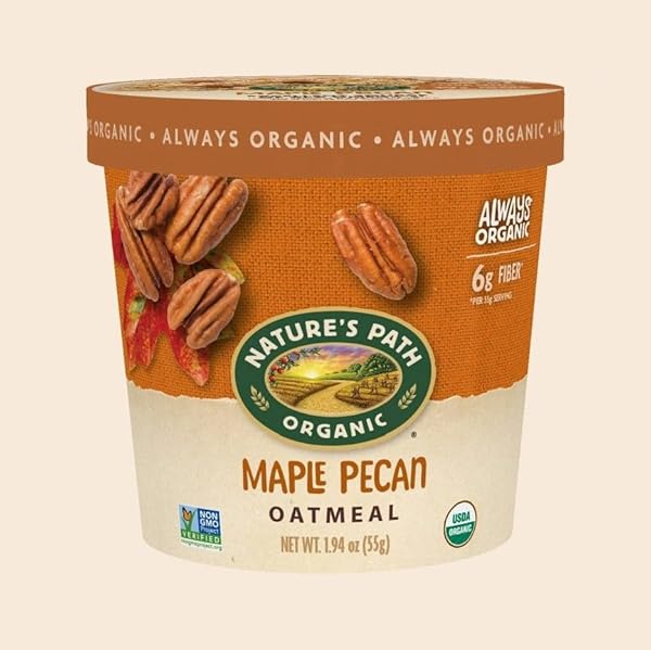 NATURE’S PATH ORGANIC MAPLE PECAN OATMEAL (12 PACK)