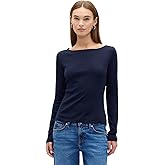 Gap Womens Long Sleeve Boatneck Knit Top