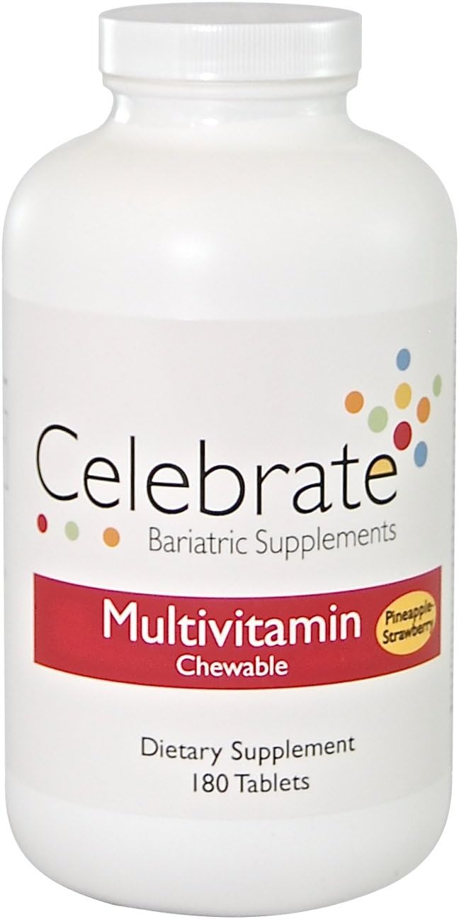 Celebrate Multivitamin Chewable - Available in 3 Flavors 90-Day Supply/Pineapple-Strawberry