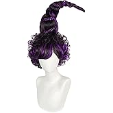 Soyusunny Braids Cosplay Wig Costume Halloween Wigs for Women (Purple)