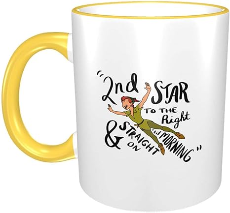 Amazon Co Jp マグカップ ピーター パン 電子レンジ温め 食洗機対応 350ml 円筒形 湾曲ハンドル コーヒーカップ 真空断熱 取手付き コーヒーの容器 4色 Home Kitchen