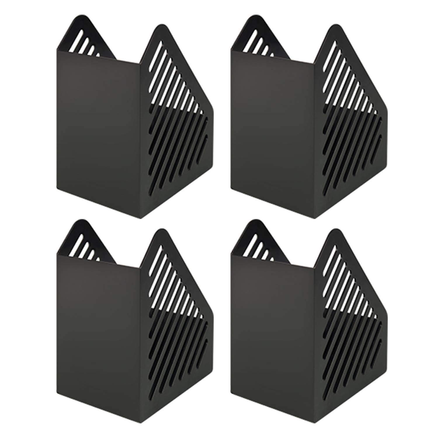 Helit H6361095-4 Magazine File DIN A5 "The Tower Gate" Black 4 Pieces