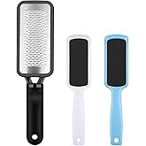 3 Pcs Foot File Kit, Colossal Foot Rasp & Double-Sided Foot File Callus Remover Foot Scrubber
