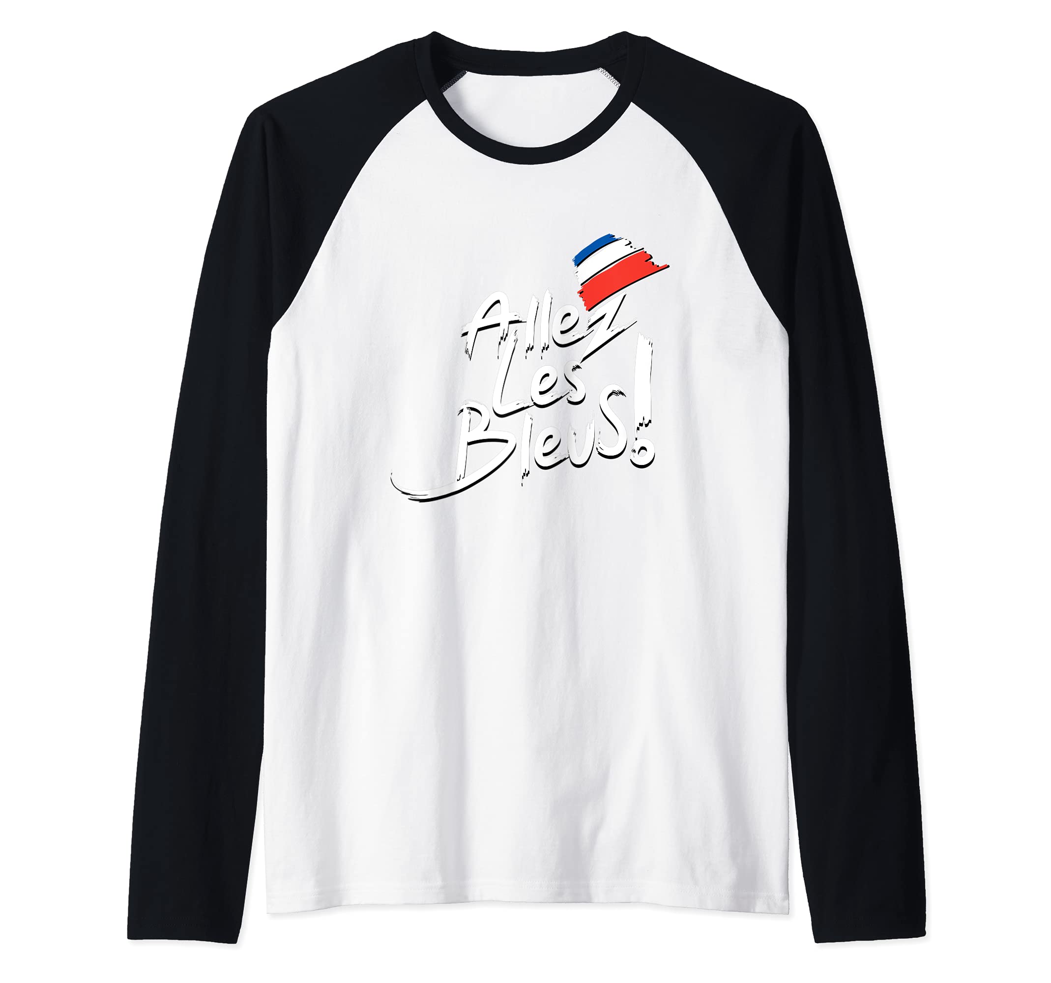 Flag France Raglan Baseball Tee