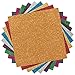 Bright Idea Glitter Heat Transfer Vinyl Sheets, 9 Sheet Heat Transfer Vinyl Bundle of Glitter HTV Iron On Vinyl for Silhouette Cameo & Heat Press | Durable, Vibrant Colors for All HTV Projects