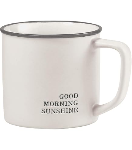 Amazon.com: Good Morning Sunshine Mug 17 Oz  Cute Ceramic Latte Mug with  Smiley Sun  Positive Coffee Cup Gift, Aesthetic Morning Mug for Her,  Cheerful Daily Drinkware by Mugzan : Home & Kitchen