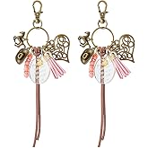 SUPERFINDINGS Saddle Charms Bridle Charm Horse Riding Charm Saddle Heart Shape Carved Pendant Saddle Pendant Clip for Horse Lovers Gift Equestrian Riding Gift, Length: 15.5cm