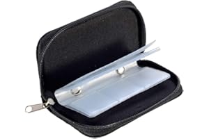 Memory Card Case Protective Sd Bag Secure Digital Card Storage Carrying Pouch Holder Wallet Case Zippered Bag for Photography