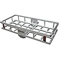 Ultra-Tow Aluminum Hitch Cargo Carrier- 500-Lb Capacity Silver 49inx22.5inx8inH