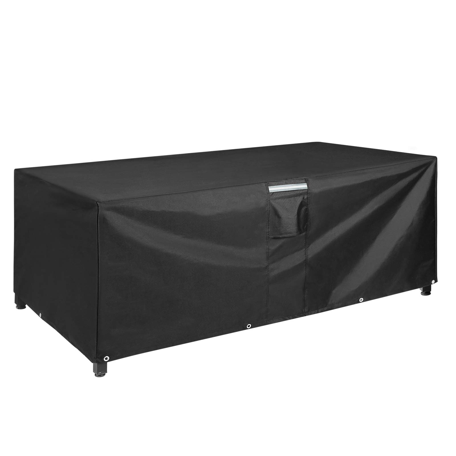 Songmics Garden Furniture Cover 213 X 132 X 70 Cm 600d Oxford Fabric Waterproof Rattan Cube Furniture Cover Patio Table Cover Anti Fade Dark Black Gfc213bk Buy Online In Grenada At Grenada Desertcart Com Productid