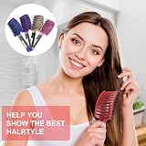 URAQT Boar Bristle Paddle Hair Brush for Women Reducing Breakage view 7