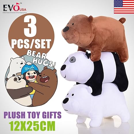 charlie we bare bears plush