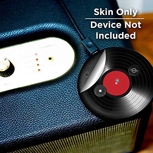 Vinyl Decal Skin Compatible with Amazon Echo Input Alexa - Decorations for Your Smart Home Speakers, Great Accessories Gift for mom, dad, Birthday, Kids - Vinyl Record - Thumbnail 6