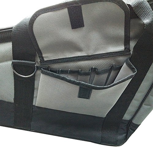 Superior Parts H850 22" Long x 16" x 8" Tall x 4" Wide Heavy-Duty Framer Nail Gun Tool Bag With Extra Storage Pockets - Thumbnail 2