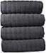 Classic Turkish Towels CTT Luxury Hand Towels for Bathroom Set of 4, 100% Turkish Cotton, Quick Dry & Comfy Towels for Hotel & Spa, Highly Absorbent | 20