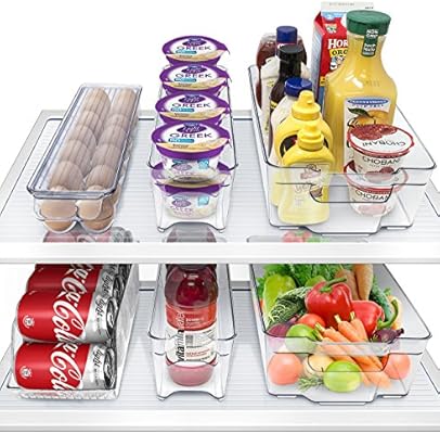 Sorbus Fridge Bins And Freezer Organizer Refrigerator Bins