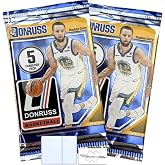2-Pack LOT of 2024-25 Donruss Basketball Gravity Packs with 5 Trading Cards Per Pack (10 Total Cards) + 2 Toploaders + StreetCards Magnet!