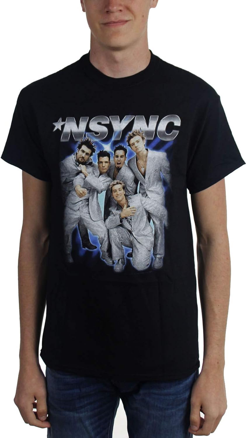 Nsync Mens Tearin Up My Heart TShirt, XXLarge, Black Amazon.ca