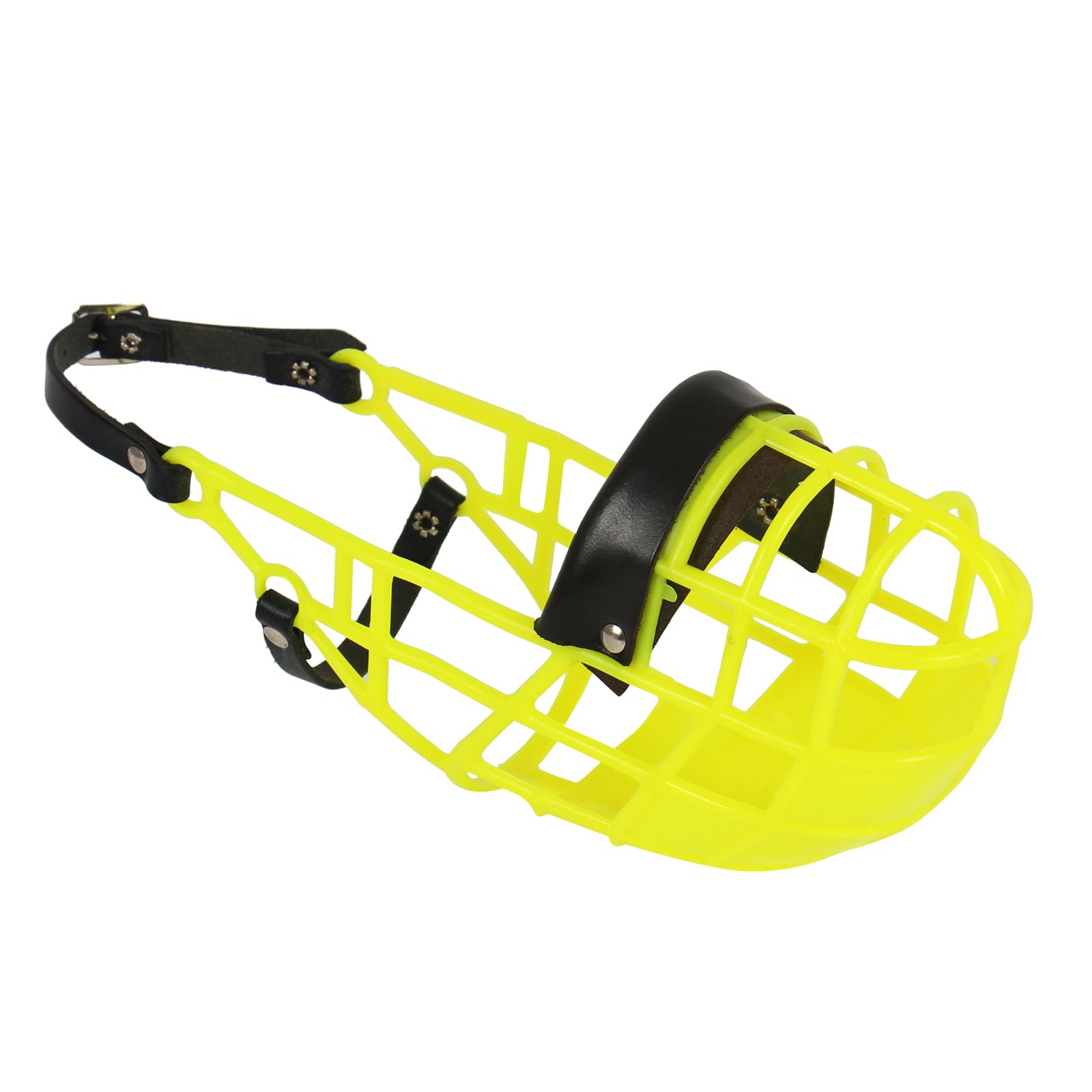 Muzzle Don Pare Model 101 In Neon Yellow Drinking Always Possible Ideal For Freewheeling, Kennel, Cage, Dog Racing, Car, poison bait protection By Amathings — image 1
