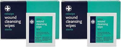 Reliance Medical Reliwipe Moist Cleansing Wipes Pack 10 Total 100
