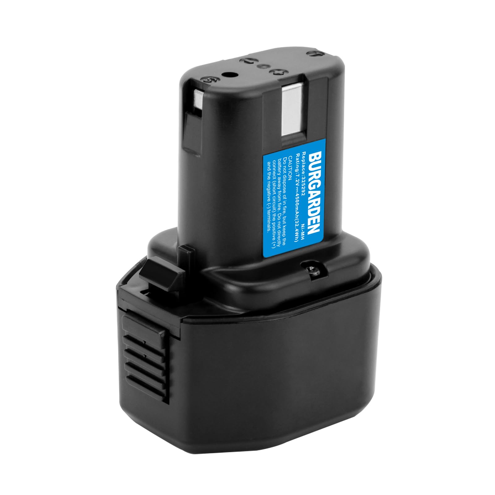 Photo 1 of BURGARDEN 7.2V 4500mAh Ni-MH Battery Compatible with Hitachi 325292 EB712S EB714S FEB7S DN10DSA NR90GC2 NRWH6DC EB7 DN10DVA DN6DM DN7DT D10dB FDS7DVA NR90GC DN6DM