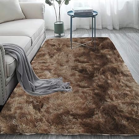 Amazon.com: Alfombra de área moderna, suave decoración para dormitorio