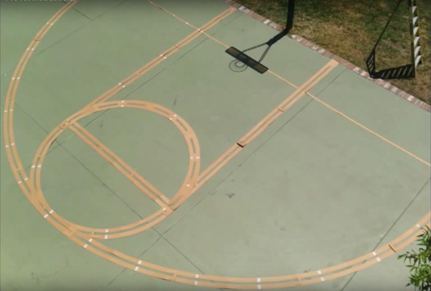 Pro Kit Basketball Marking Stencil Kit | Continuous Lines | Includes Paint