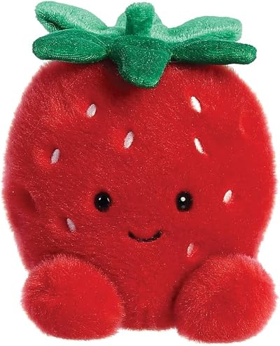 Aurora Palm Pals Juicy Strawberry 5in Soft Toy Red Green Plush
