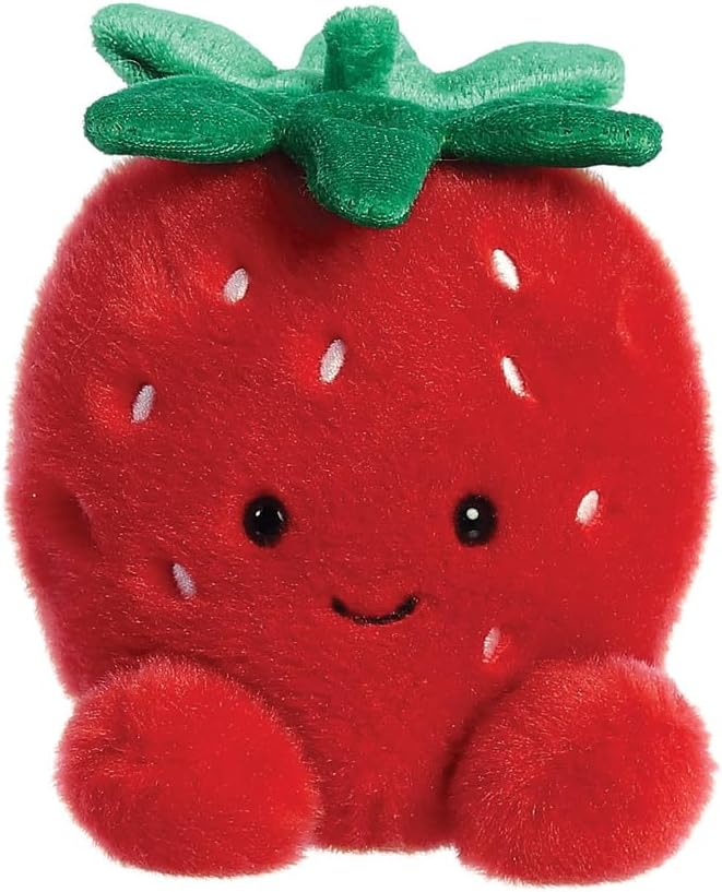 Aurora Palm Pals Juicy Strawberry 5in Soft Toy Red Green Plush